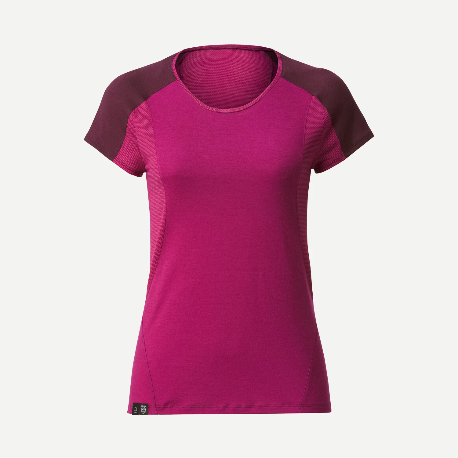 Women’s Hiking Merino Wool T-Shirt - MT 500 Purple 3 Women’s Hiking Merino Wool T-Shirt - MT 500 Purple