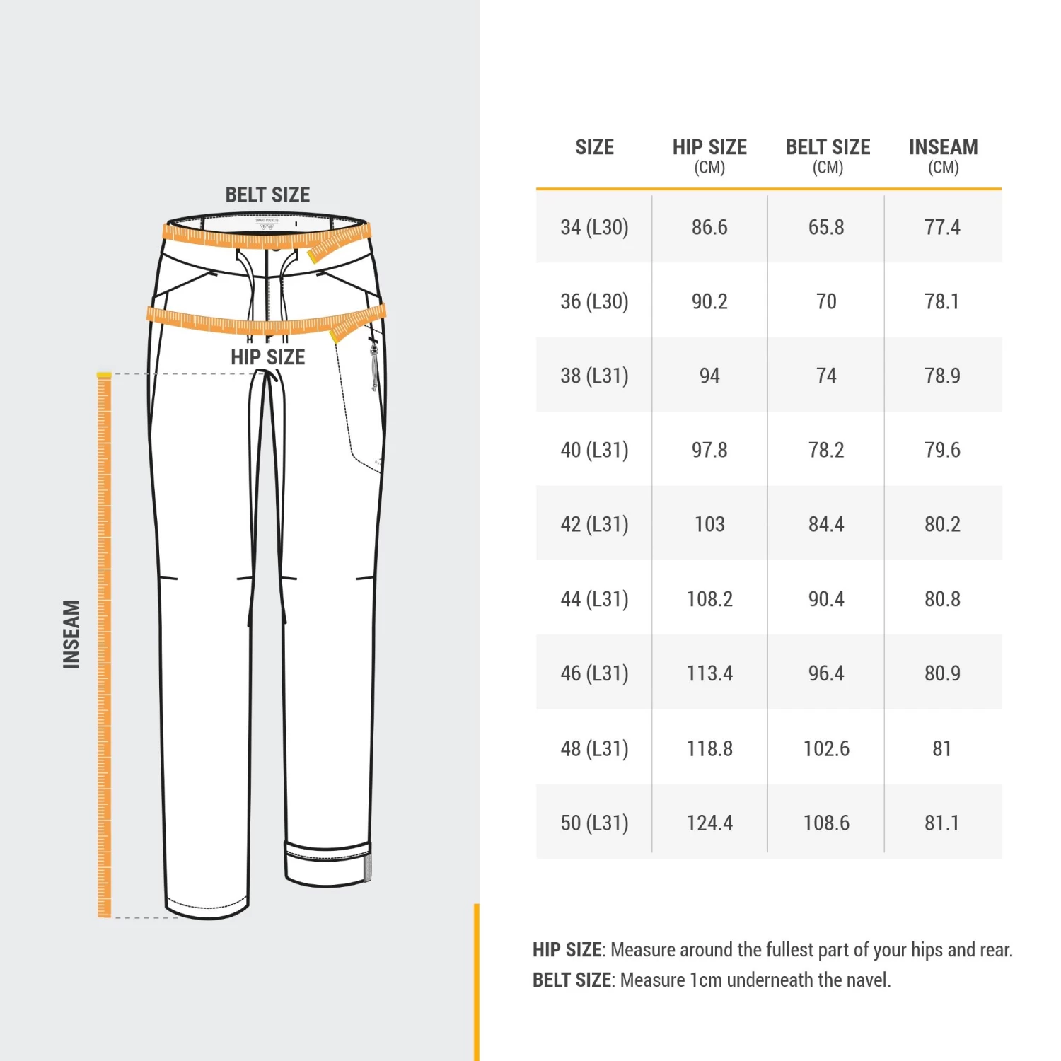 Quechua Women’s Hiking Pants - NH 500 Grey 4 Quechua Women’s Hiking Pants - NH 500 Grey - Image 2