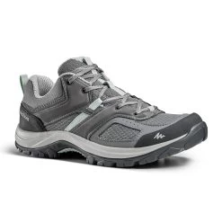 Quechua Women’s Hiking Shoes – MH 100 Grey/Green