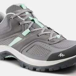 Quechua Women’s Hiking Shoes – MH 100 Grey/Green 12 Quechua Women’s Hiking Shoes – MH 100 Grey/Green -Outdoor Adventure Shop womens hiking shoes mh 100 grey green 4