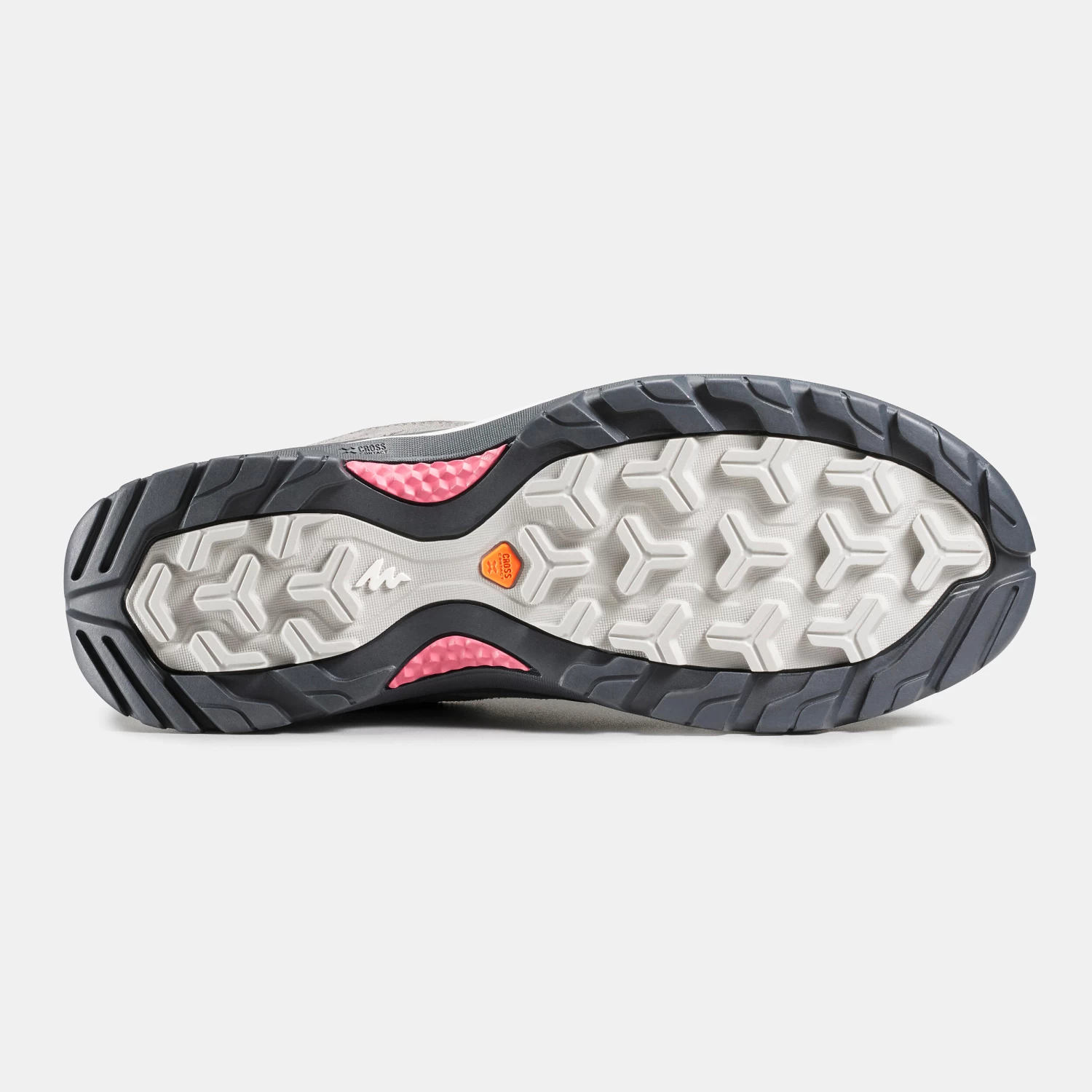 Quechua Women’s Hiking Shoes – MH 500 Pink/Grey 5 Quechua Women’s Hiking Shoes – MH 500 Pink/Grey - Image 3