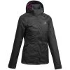 Quechua Women’s Hiking Jacket – MH 100 Black -Outdoor Adventure Shop womens hiking waterproof jacket mh 100 black