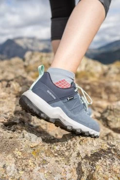 Quechua Women’s Hiking Shoes - MH 500 Blue -Outdoor Adventure Shop womens hiking waterproof shoes mh 500 blue 9