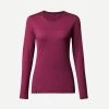 Women’s Merino Hiking T- Shirt - MT 500 Red 1 Women’s Merino Hiking T- Shirt - MT 500 Red -Outdoor Adventure Shop womens merino hiking t shirt mt 500 red