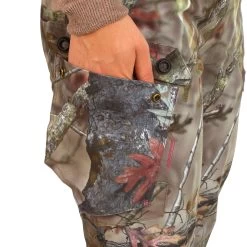 Women’s Warm Waterproof Silent Hunting Trousers - Camouflage 500 18 Women’s Warm Waterproof Silent Hunting Trousers - Camouflage 500 -Outdoor Adventure Shop womens warm waterproof silent hunting trousers camouflage 500 7